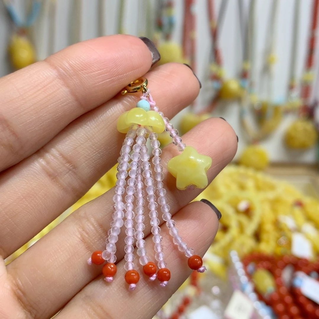 蜜蜡未镶嵌裸石配饰