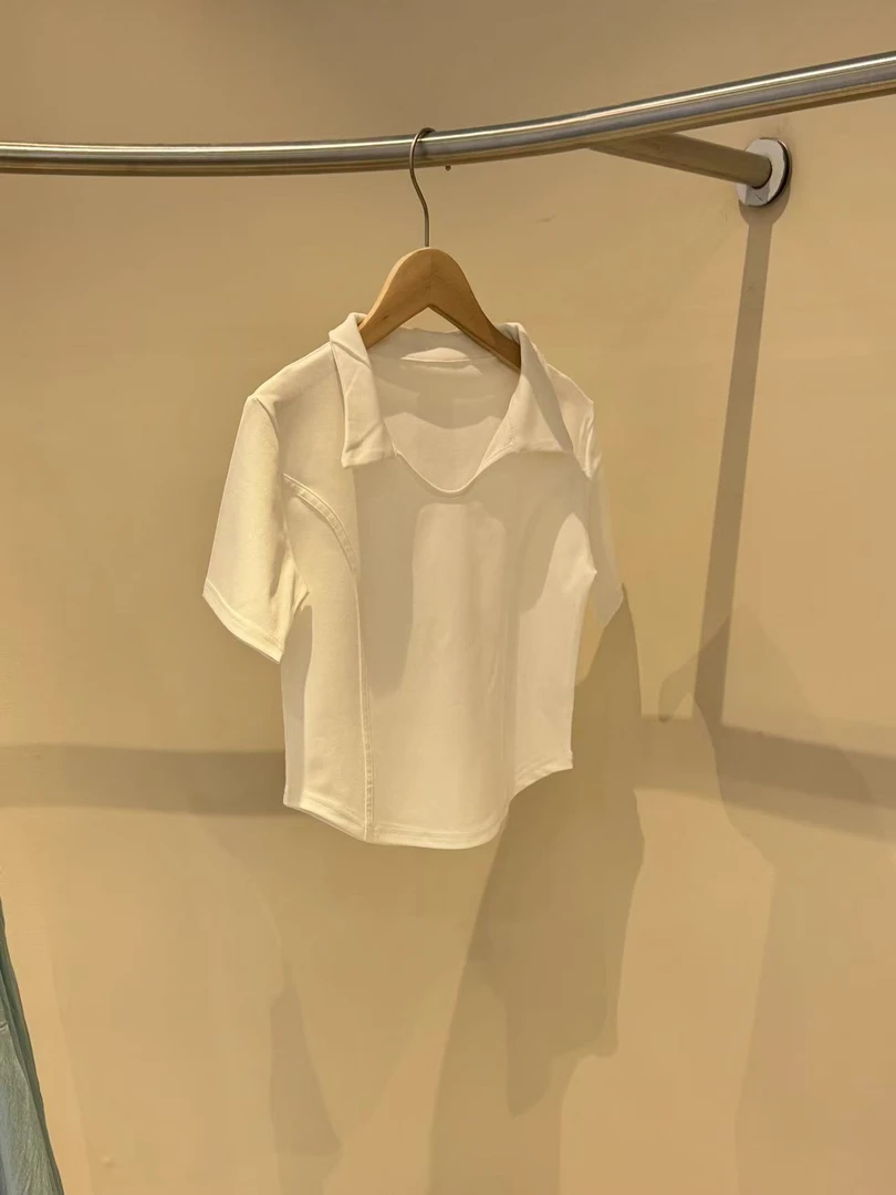 翻领显瘦透气清凉打底T