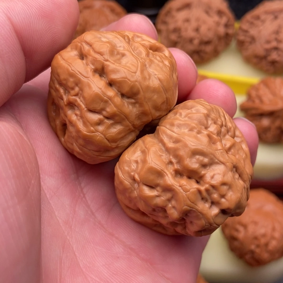 文玩核桃把件磊*金蟾40