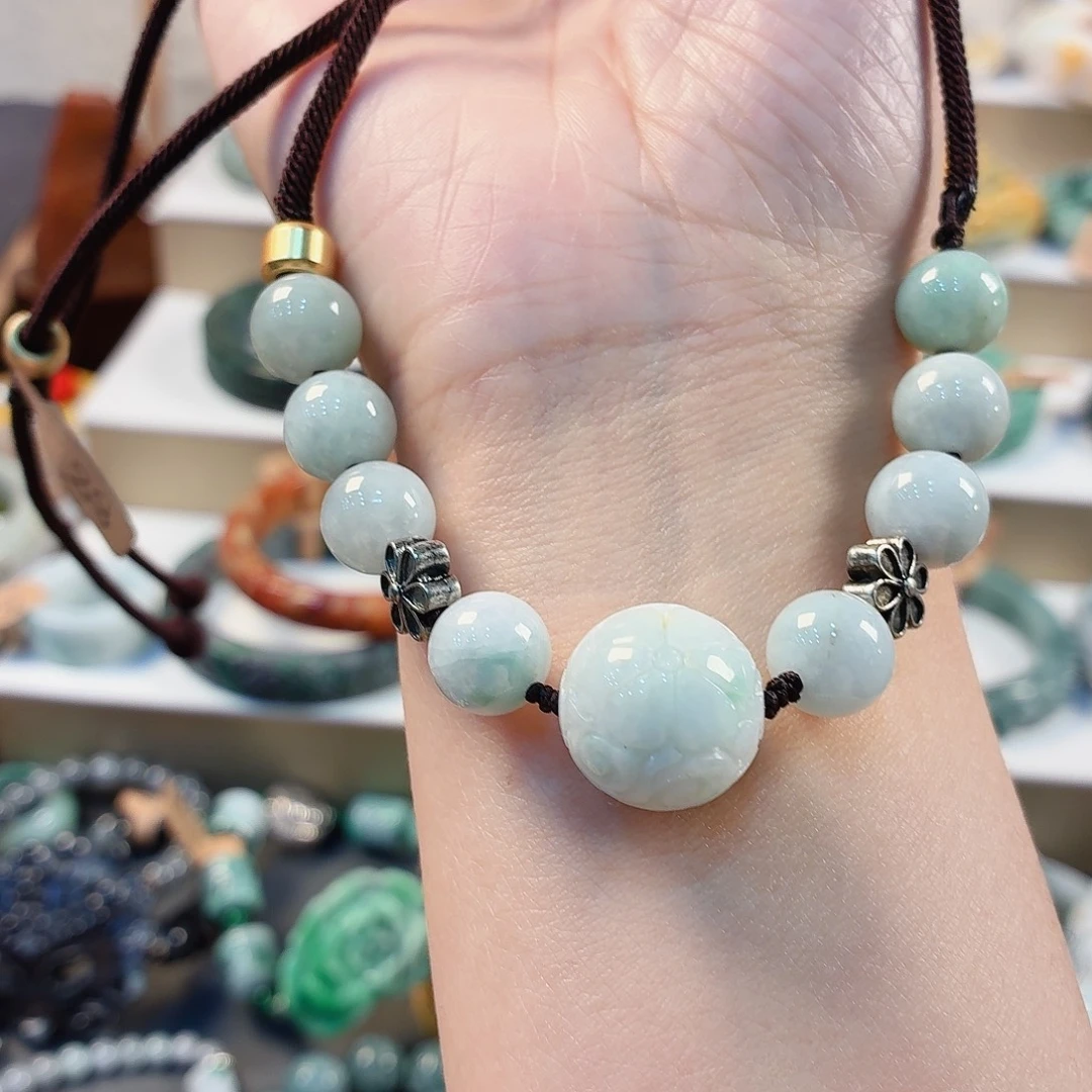 翡翠未镶嵌手链手串