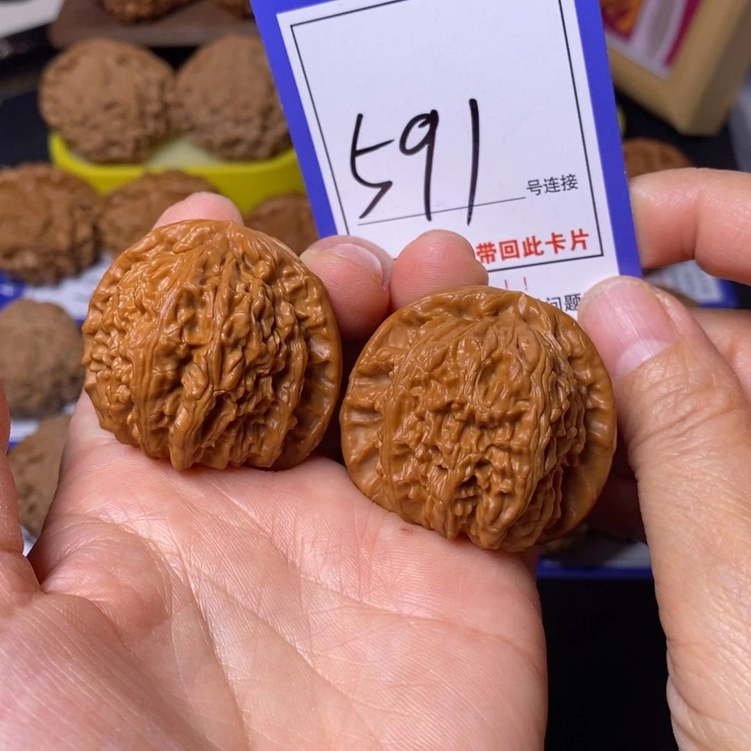 文玩核桃把件41白狮子591