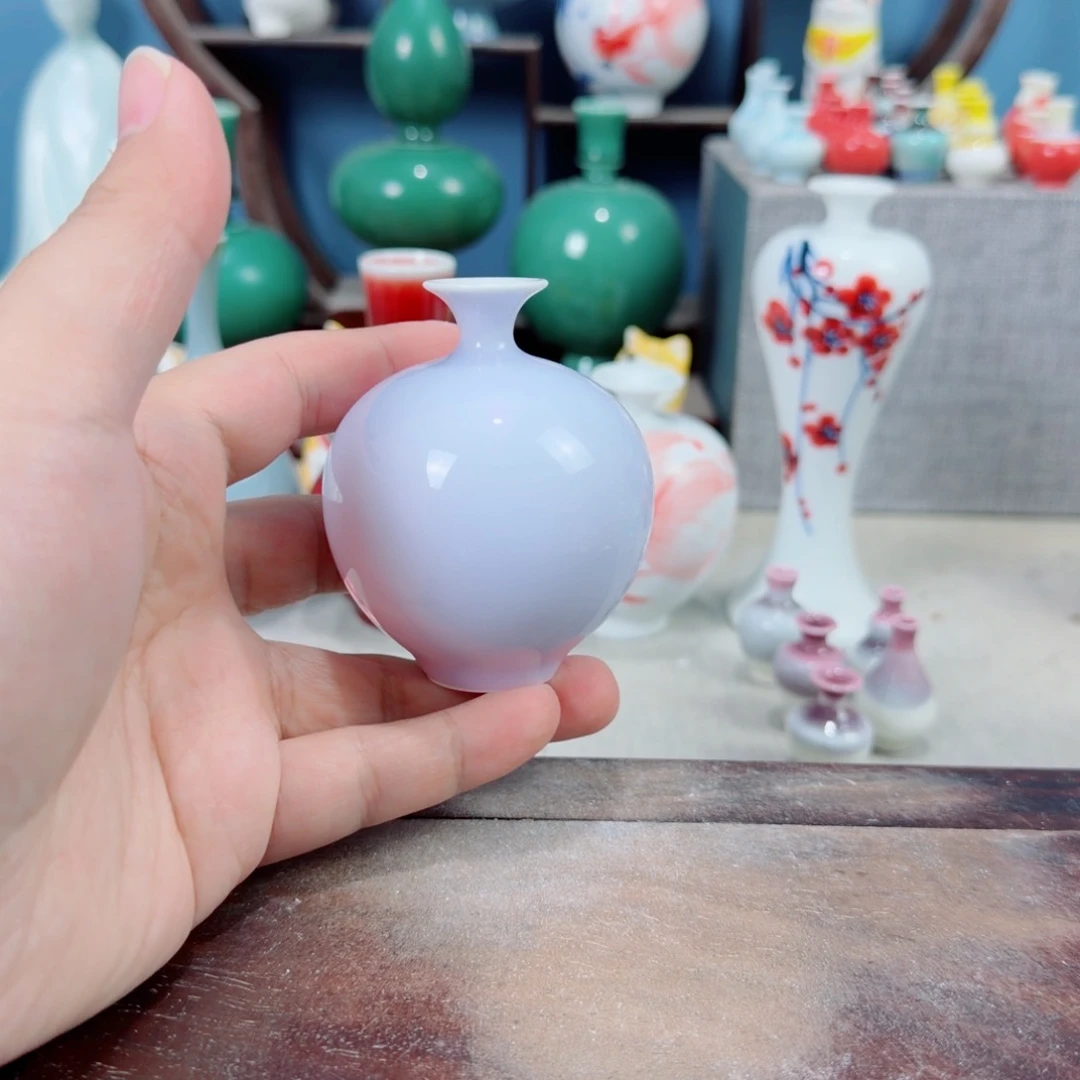 陶瓷手工小花器摆件