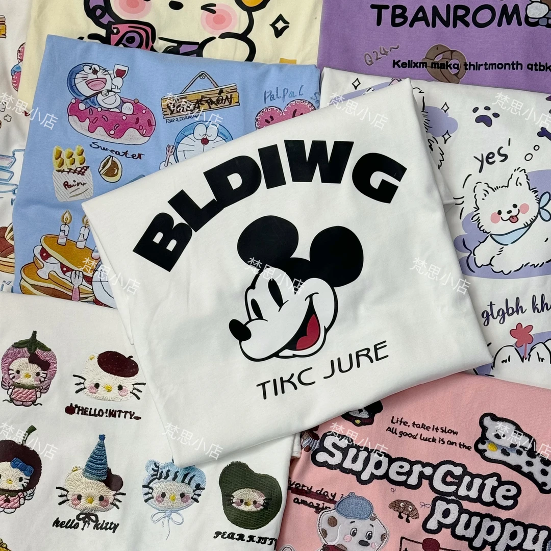 【801-988】夏季新款印花韩版T恤