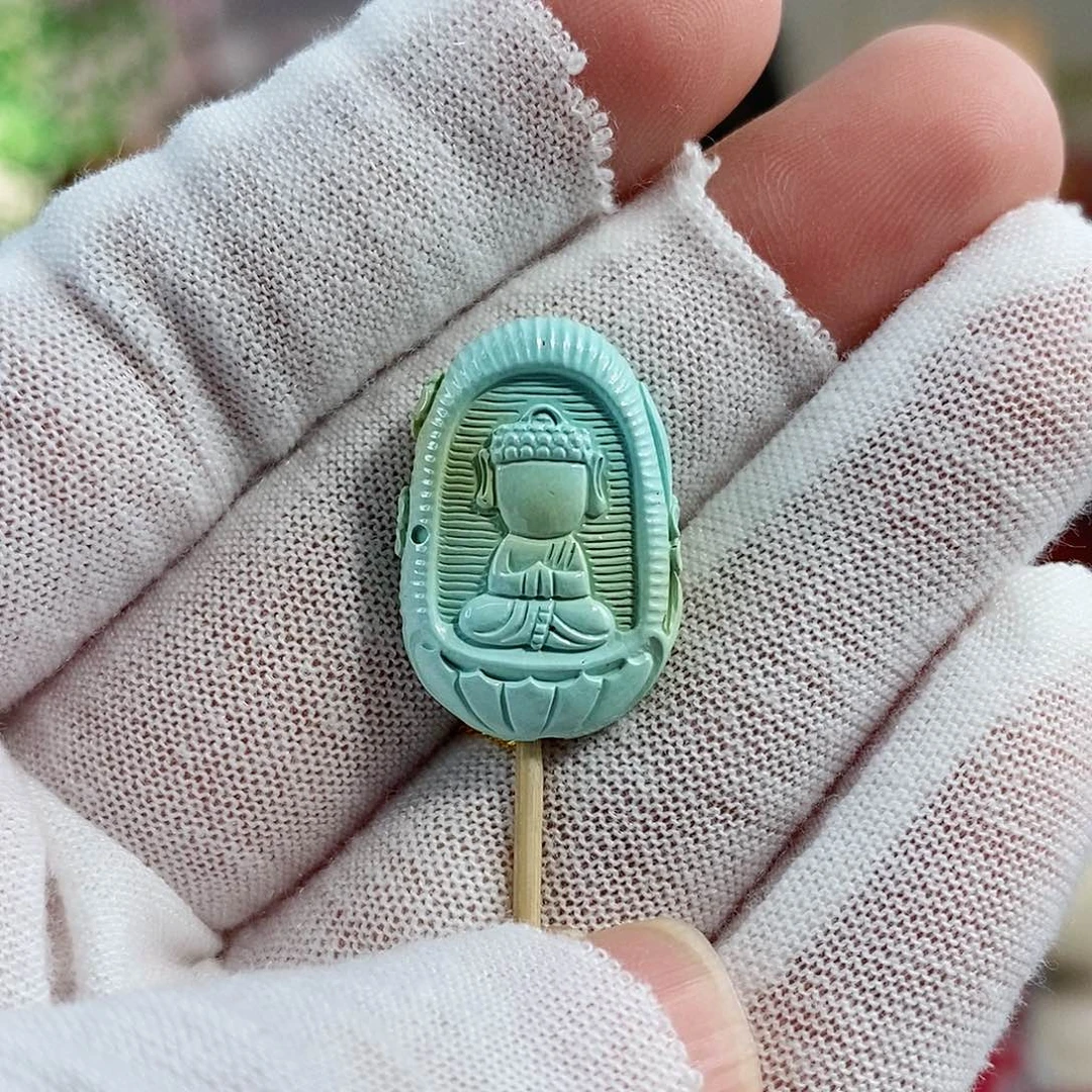 绿松石珠宝奇石未镶嵌