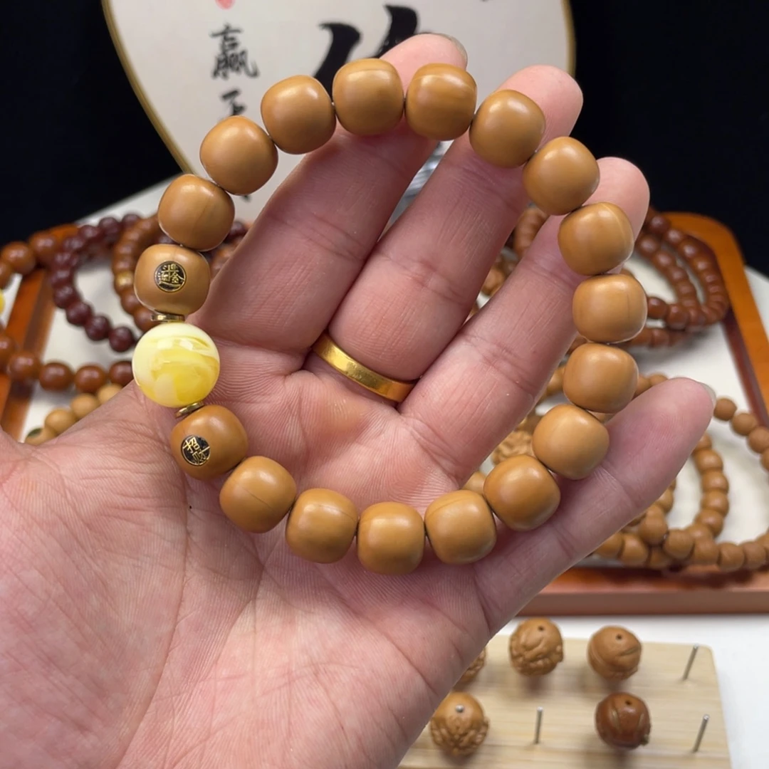 手串猴头核桃全品反油款1.3+龙炎大老型镶嵌搭配款