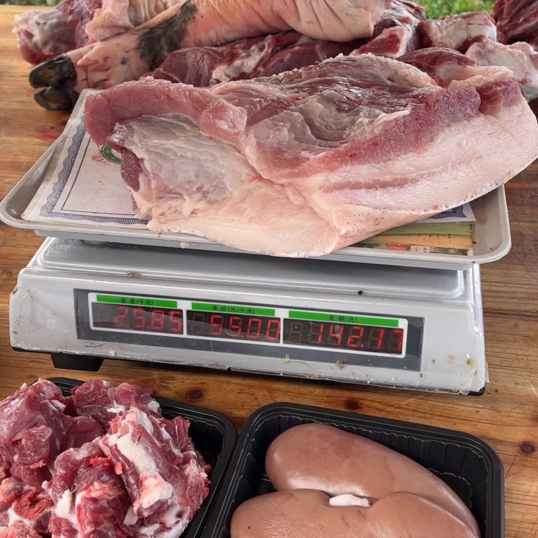 7天中国大陆包装前腿肉18，2.58
