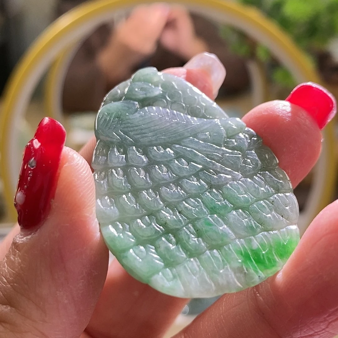 【闪购商品】翡翠颈饰未镶嵌凤凰