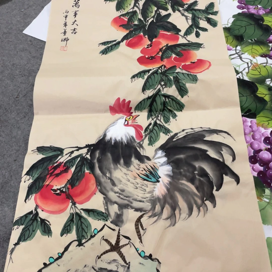 国画国画作品画心一张