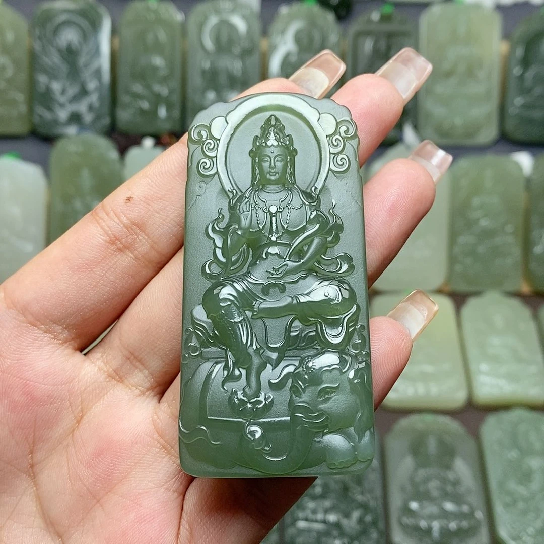 【闪购商品】和田玉颈饰未镶嵌自***律