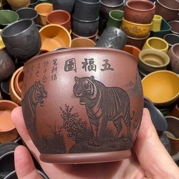 茶杯紫砂全手工紫砂