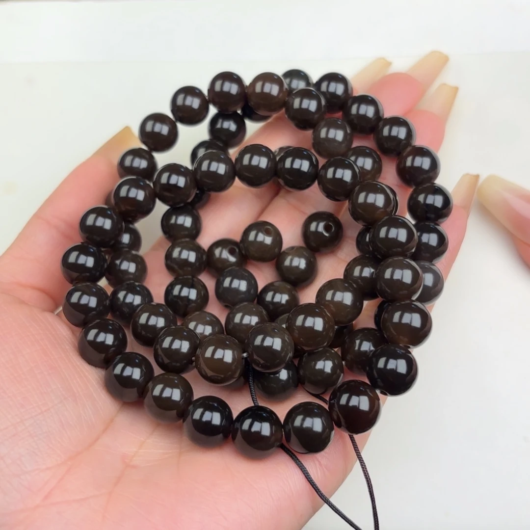 岁***桑石英质玉未镶嵌木化串
