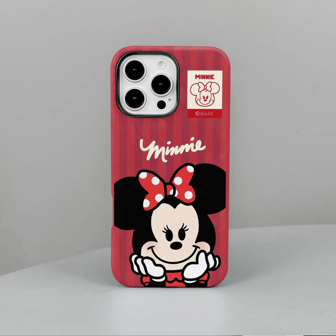 卡通米妮适用苹果17promax手机壳华为OPPO小米VIVO一加荣耀红米