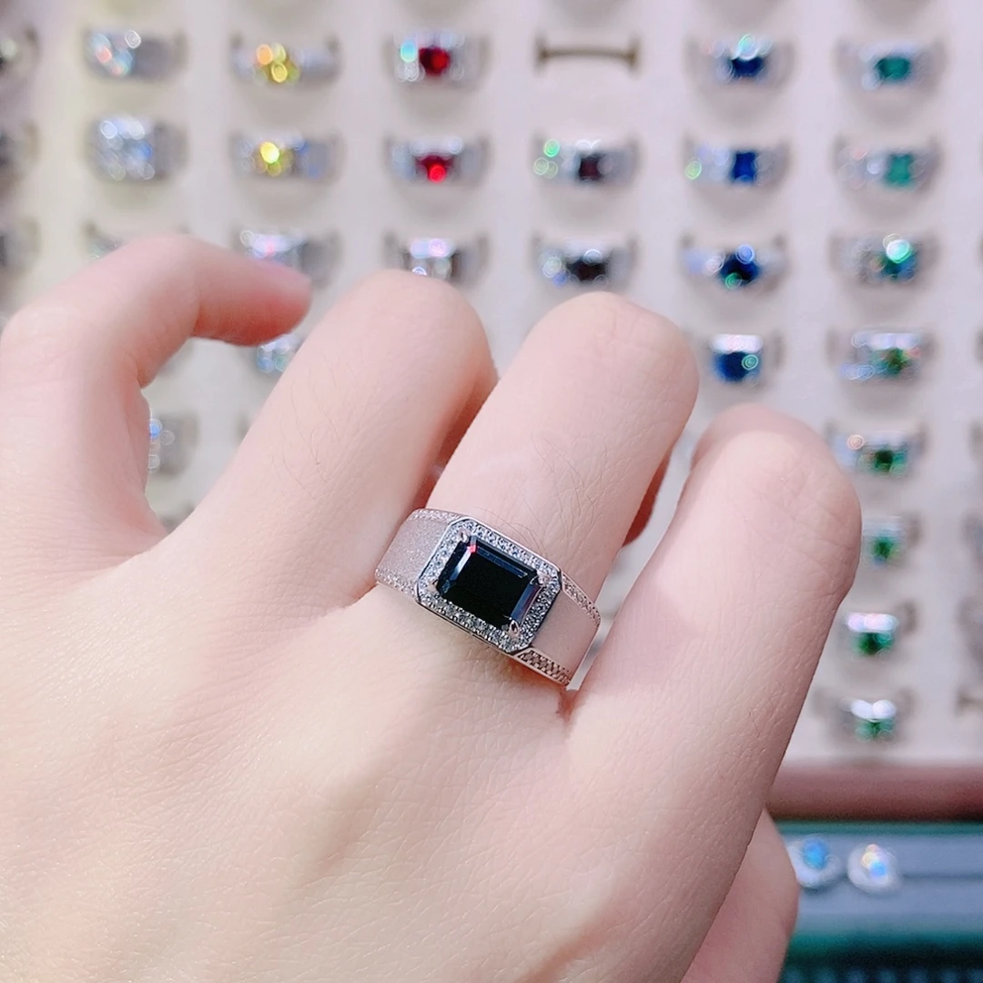 925银异形新款黑钻17号差价