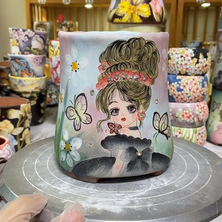 景德镇艺术手绘作品