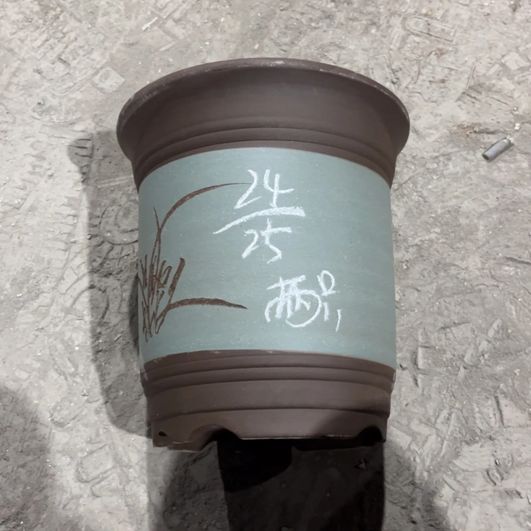 紫砂宜兴紫砂花盆，现货发