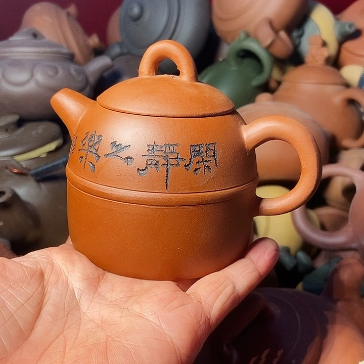 全手工制作宜兴紫砂茶壶