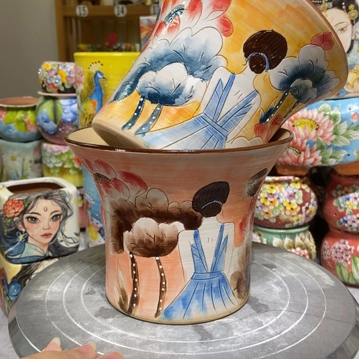 景德镇艺术手绘作品