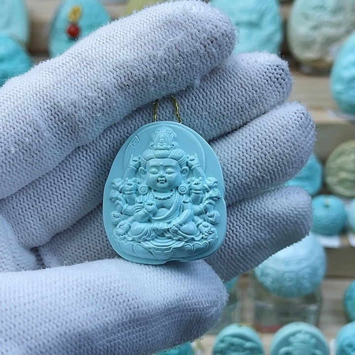 未镶嵌绿松石珠宝奇石