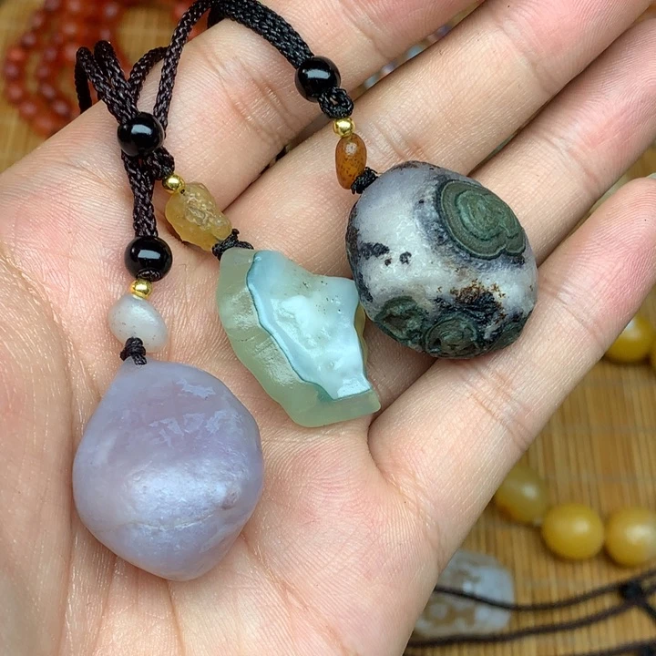 玛瑙/玉髓合金珠宝半成品棠*夏