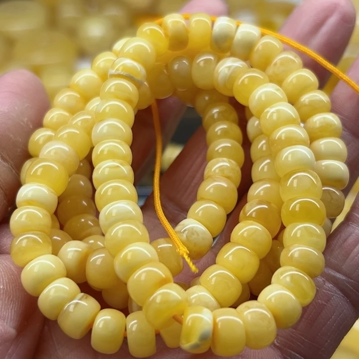 琥珀（矿物珀）颈饰未镶嵌