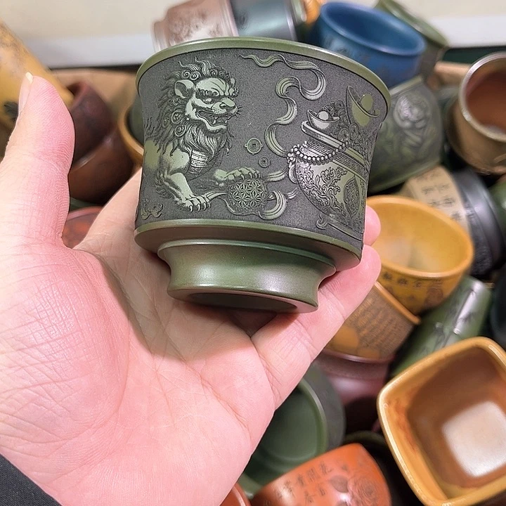 茶杯紫砂全手工紫砂主任杯