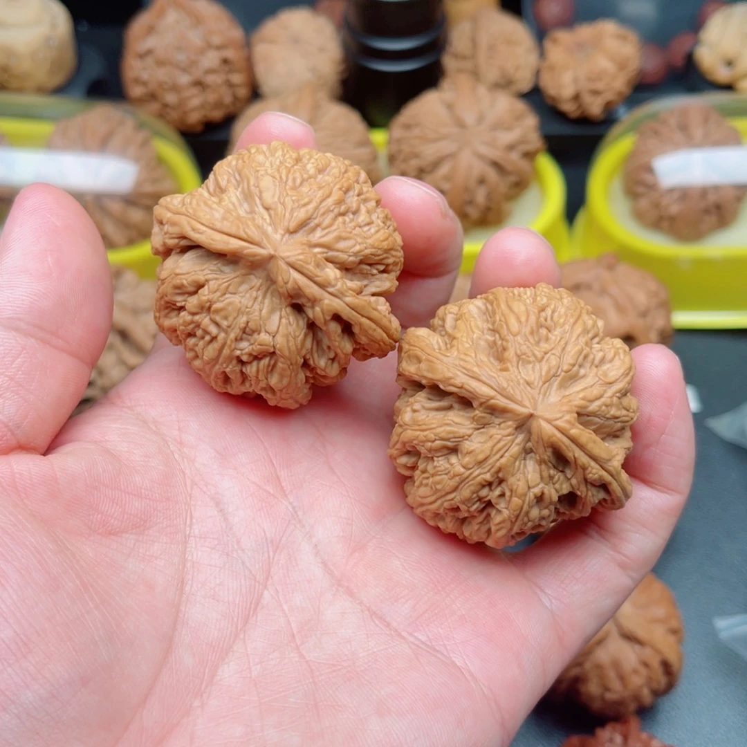 吊坠文玩核桃平谷大粗筋43×42×36