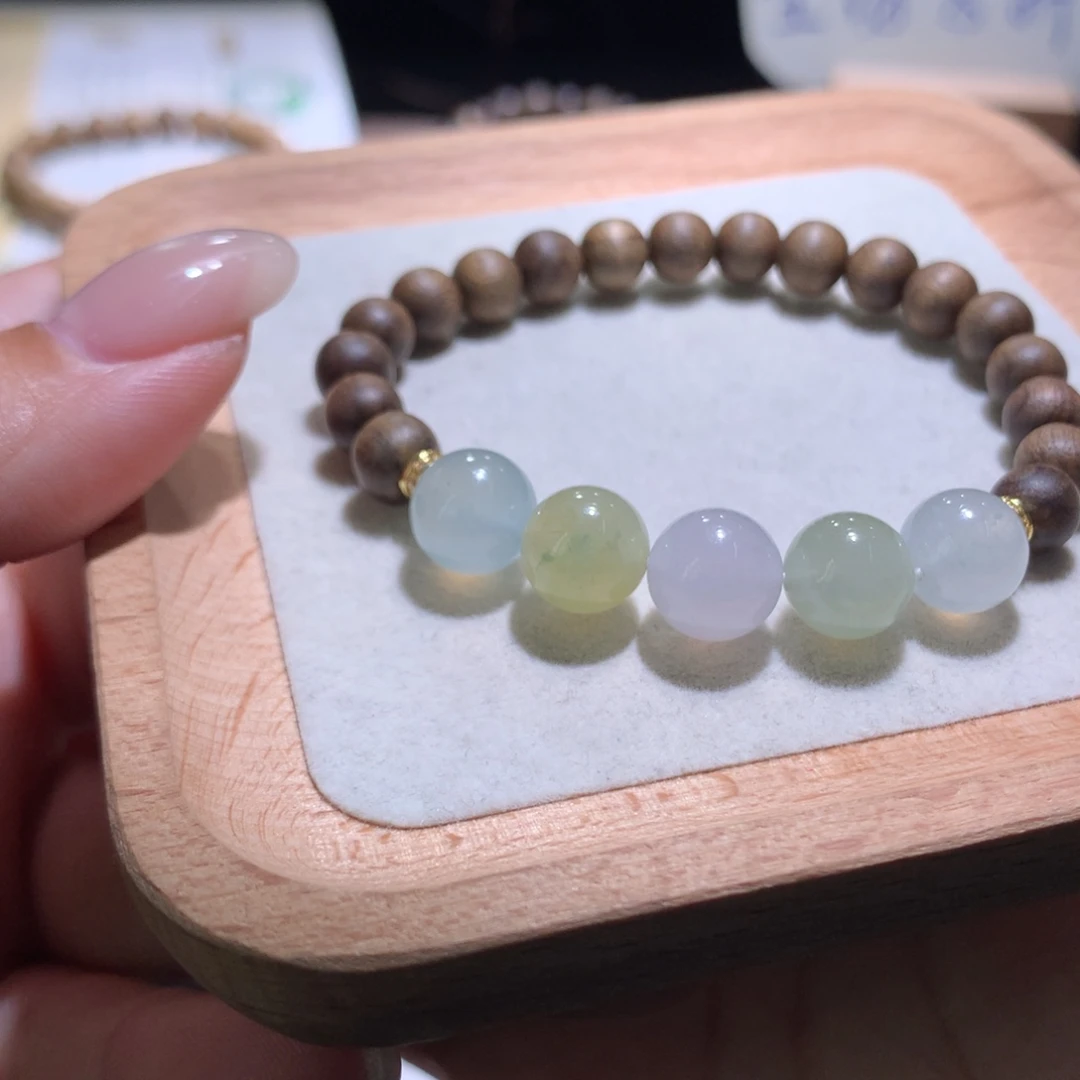 翡翠散珠特价马卡龙卡9