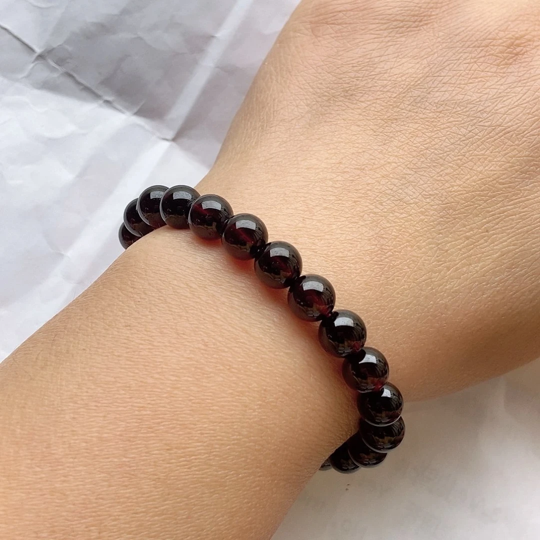 石榴石手链未镶嵌8.0福利