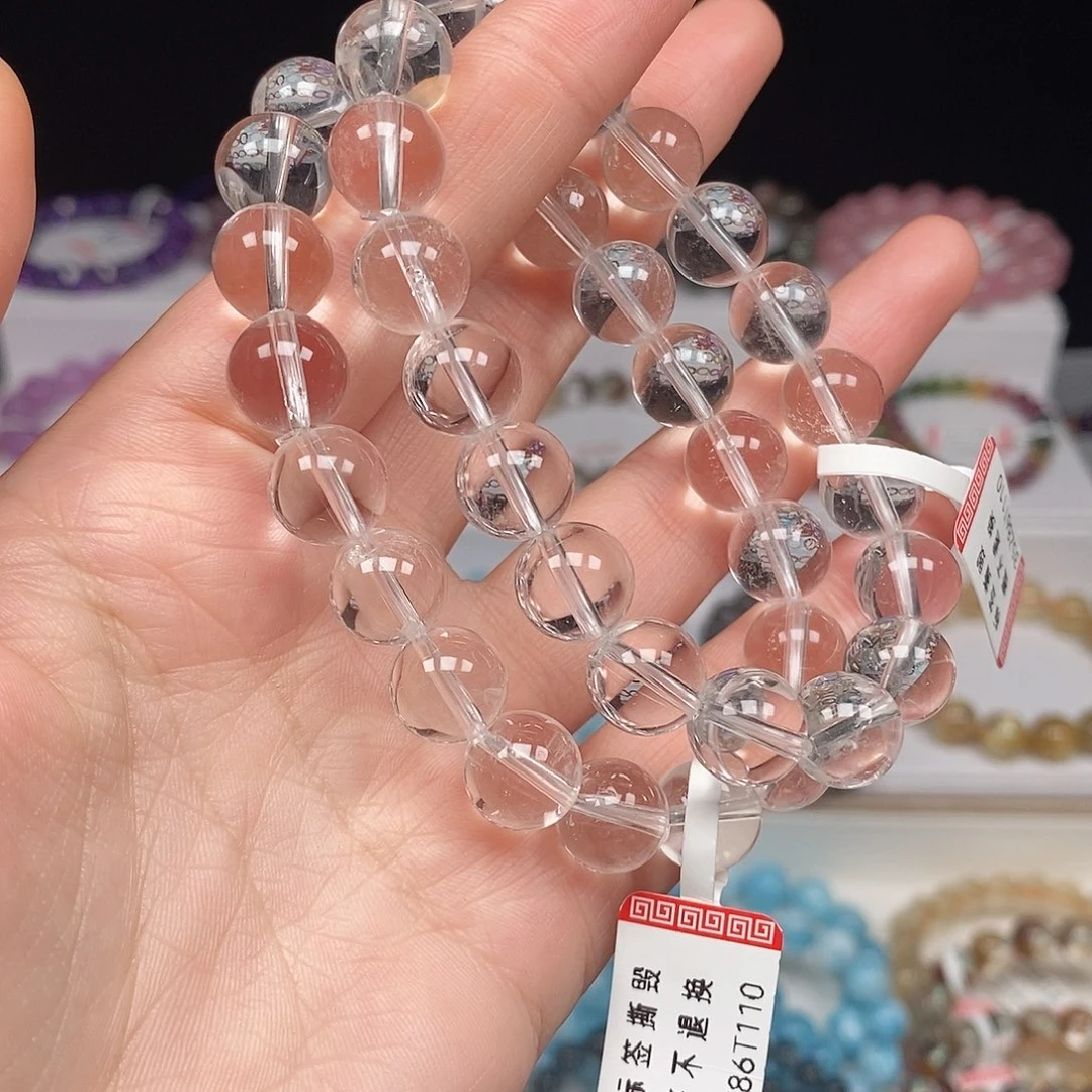 未镶嵌手链水晶10mm白水