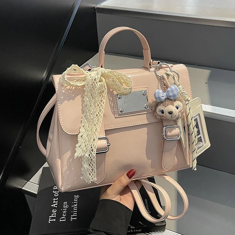 【送挂件】洋气女包新款潮流质感时尚简约百搭可爱韩版双肩包包