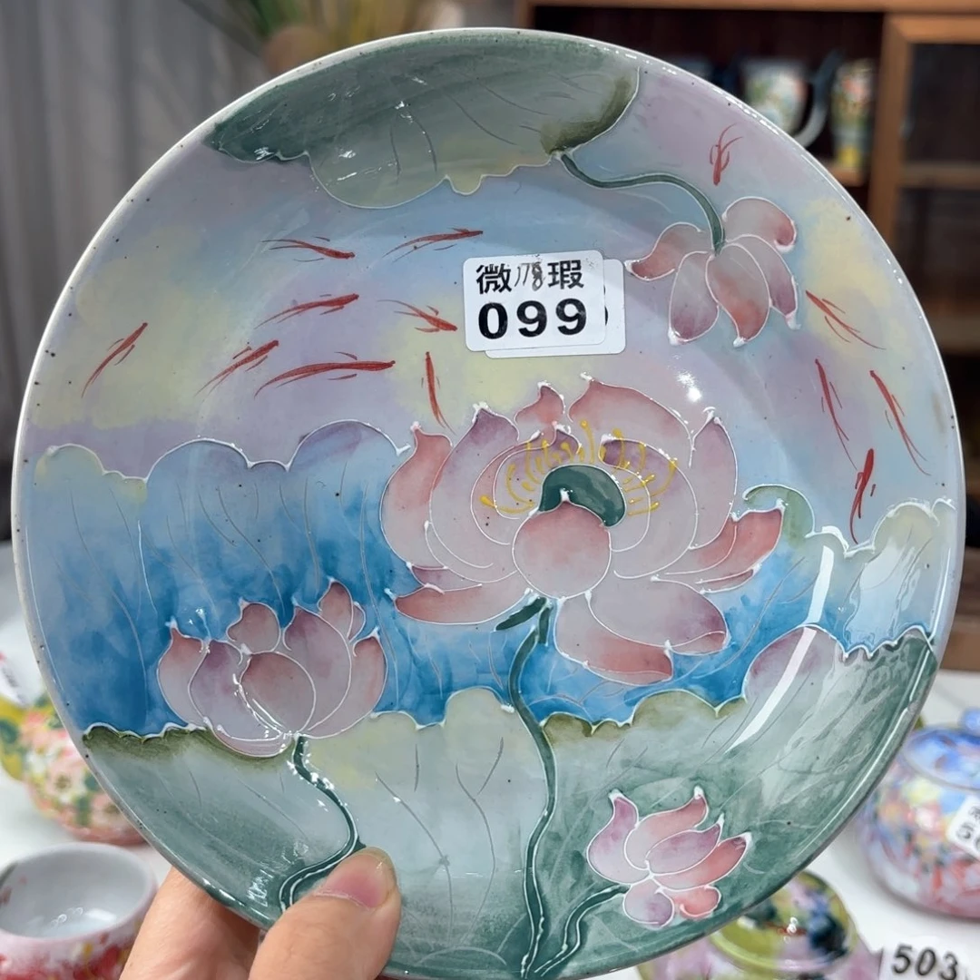 景德镇手绘高温釉下彩陶瓷茶具