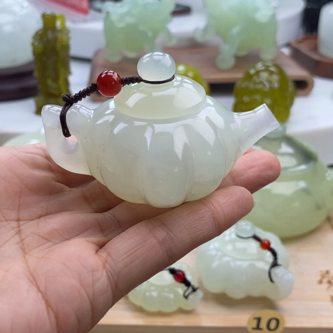 見***️岫玉未镶嵌四大名玉摆件