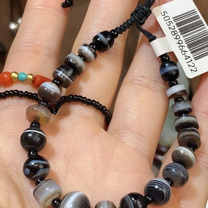 大理石磁石木****i手链项链手链