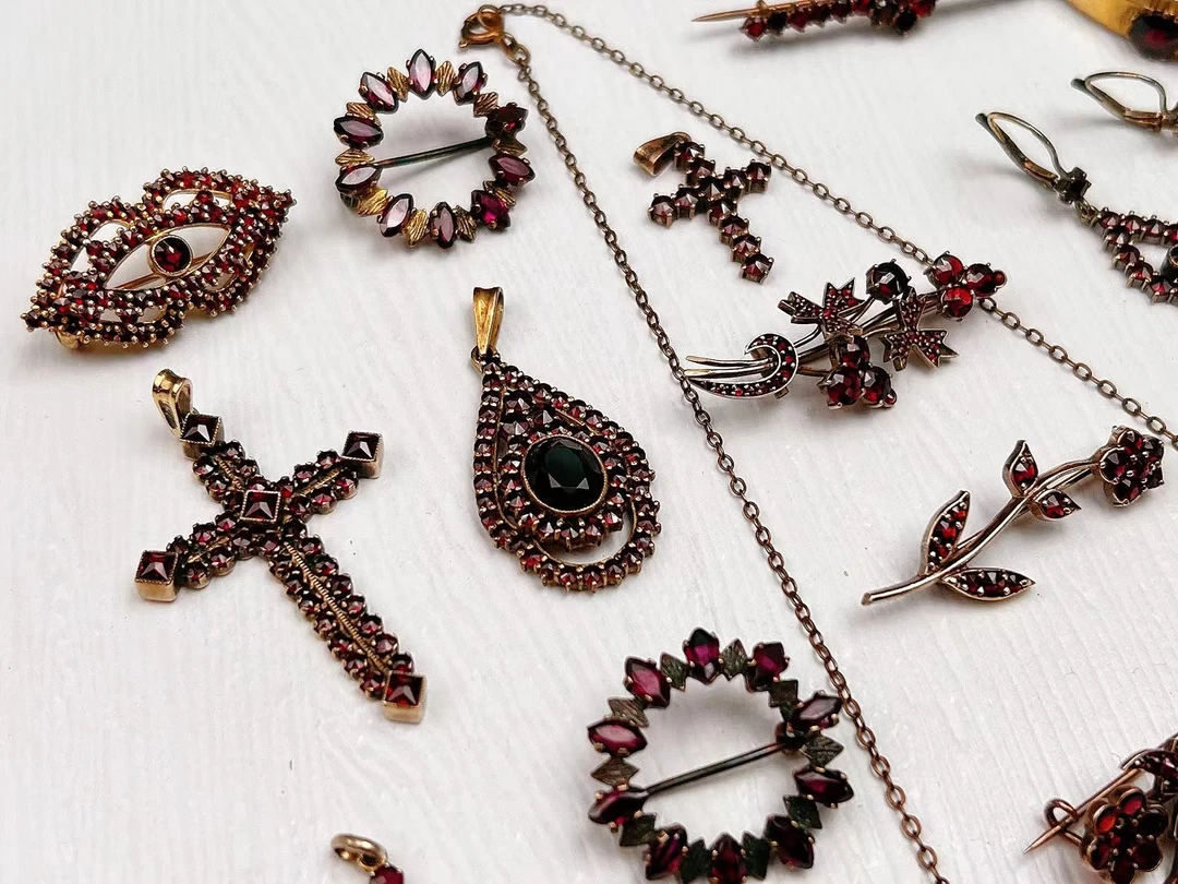 合金手链 银925合金中古吊坠戒指手链 直播链接（默认微瑕）镶嵌