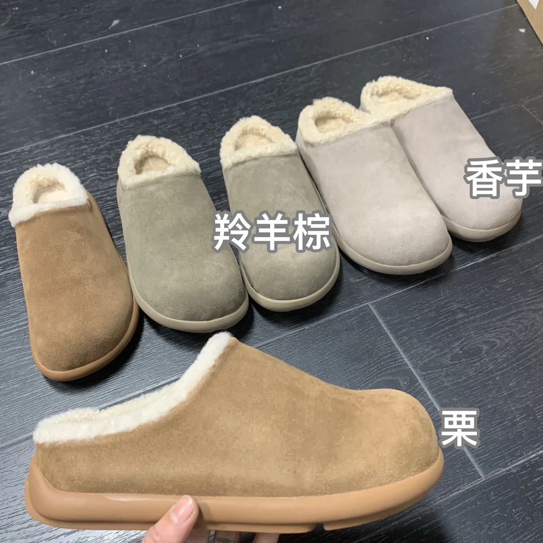 【 雨•美 推荐 】101618-1加绒加厚保暖半托勃肯鞋