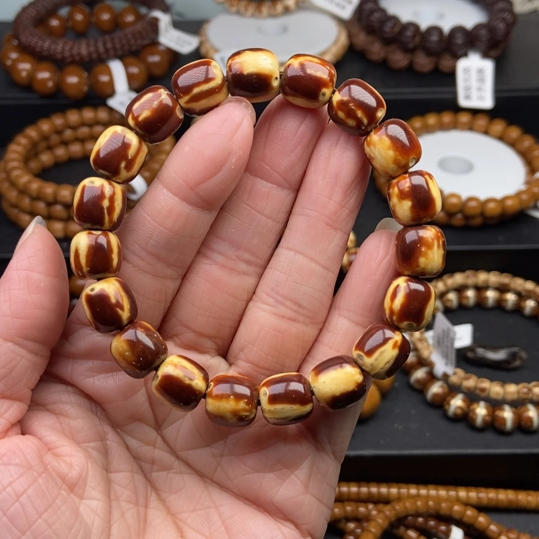 紫金鼠手串11mm精品火焰纹