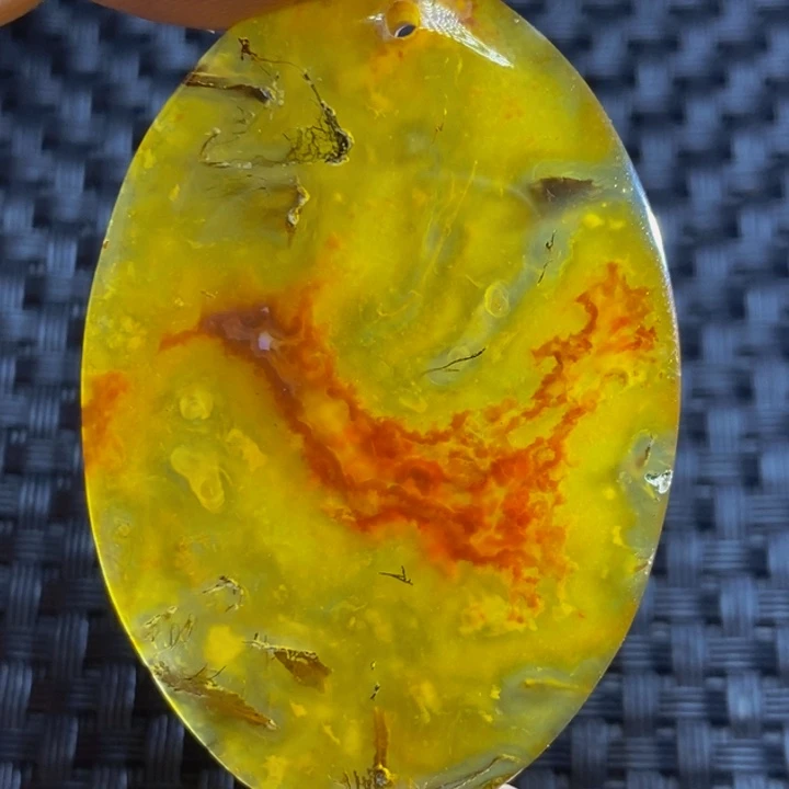 玛瑙/玉髓颈饰未镶嵌豆*