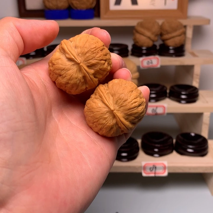 把件文玩核桃73玲珑心33尺