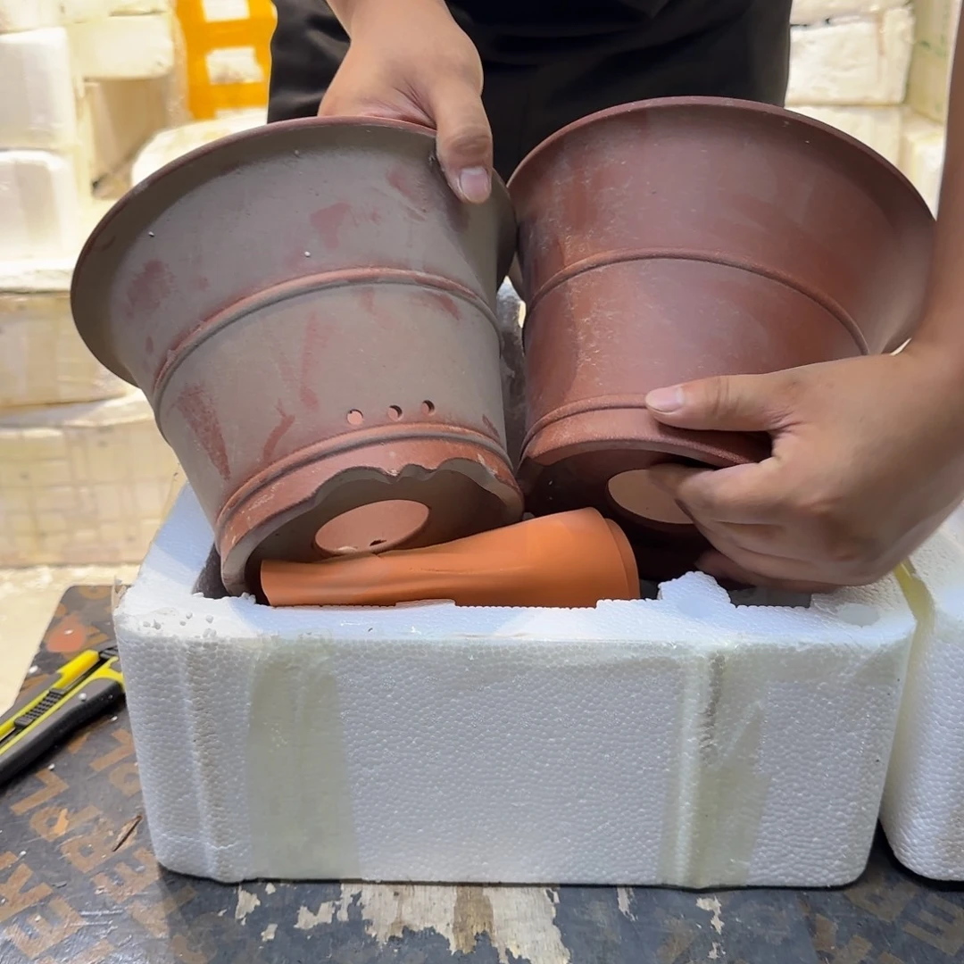 紫砂花盆口径20.15口径
