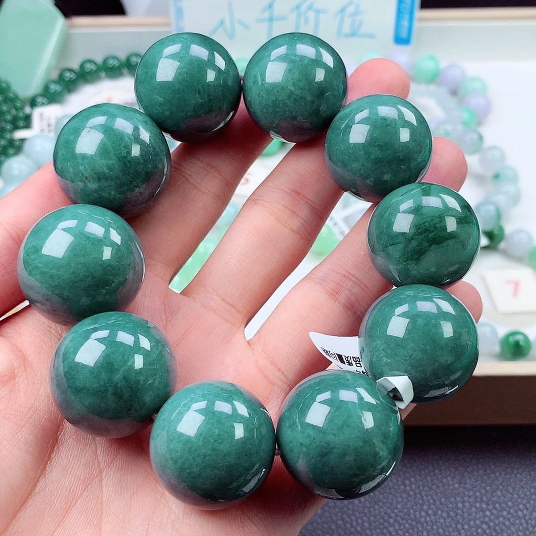 翡翠未镶嵌毛衣链