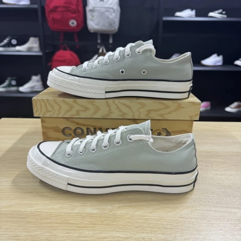 Converse 1970s 低帮 帆布鞋 男女同款 柔雾绿A02769C