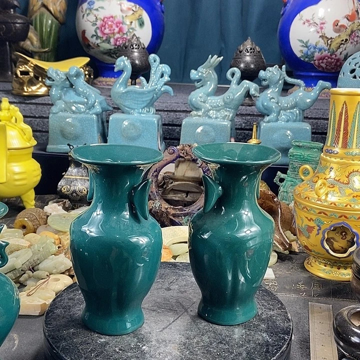 吉***雨摆件陶陶瓷制品陶瓷瓷瓷