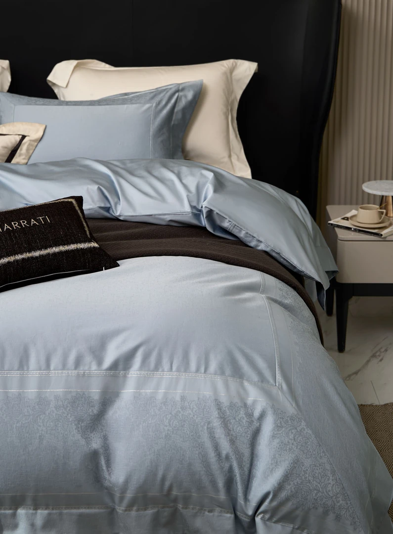 铭哥-【蒂芙尼】MARRATI高端轻奢天丝棉色织提花四件套