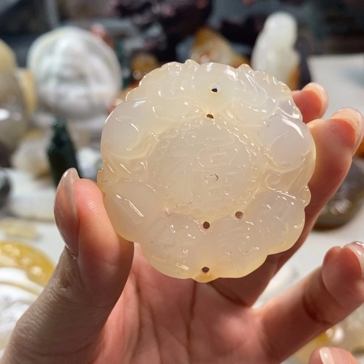 玛瑙/玉髓吊坠(不含链)未镶嵌