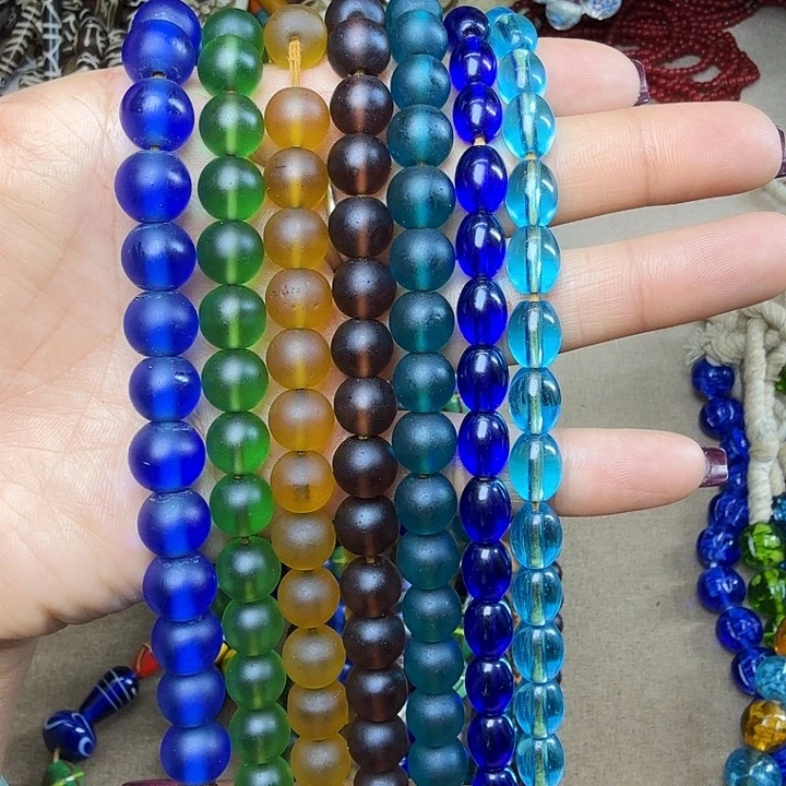 琉璃颈饰琉璃琉璃