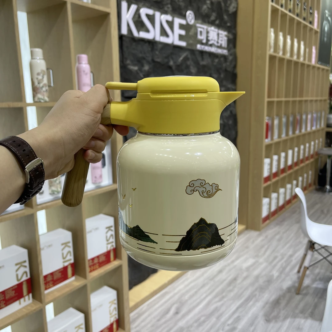 可赛斯喜乐多不锈钢焖茶师焖茶壶保温茶水分离养生焖茶泡茶1800ML