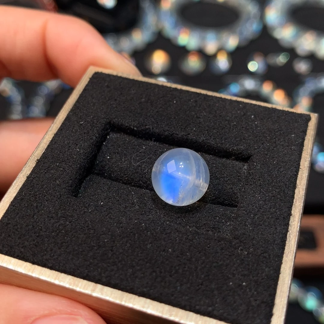 落***幕手链月光石未镶嵌裸石