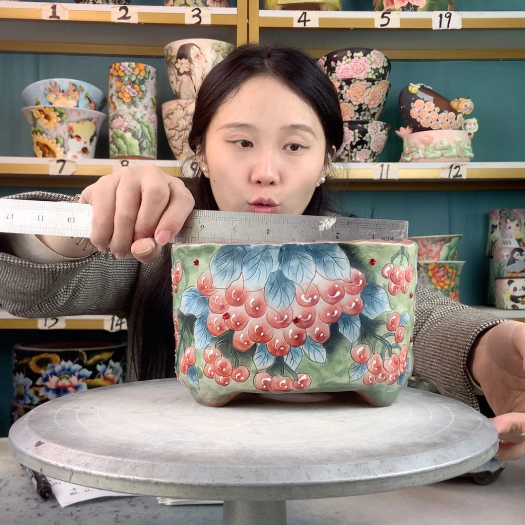 罐景德镇手工瑕疵654