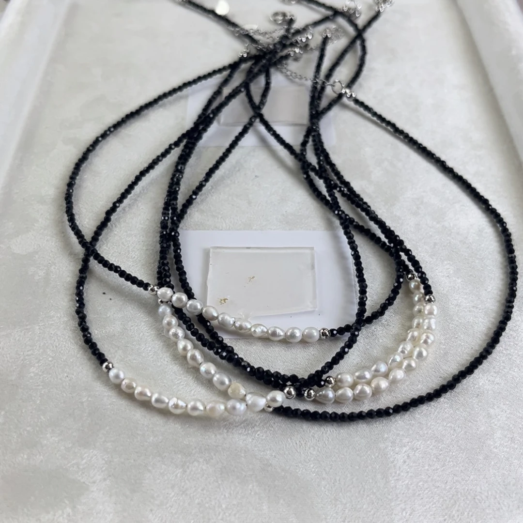 淡水珍珠未镶嵌项链【纯恬】多样性发货