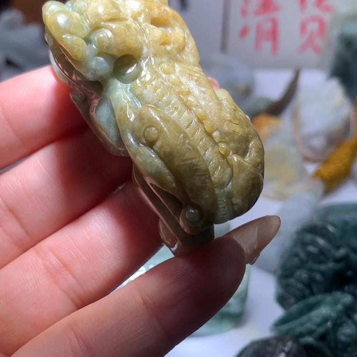 翡翠未镶嵌颈饰保真天然A货翡翠